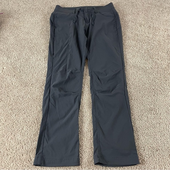 prAna Womens Pants Size 6 Reg Fit Nylon Blend Drawstring Hiking Gorp S68 - Picture 1 of 9